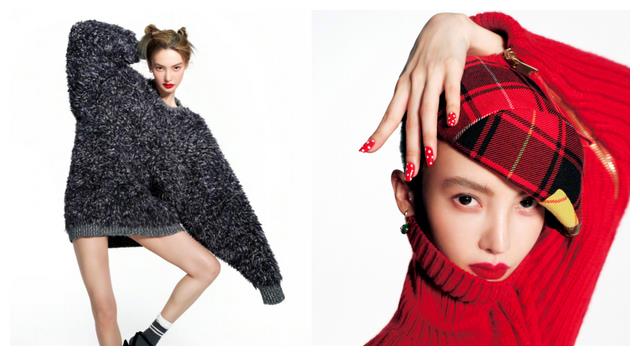 金晨|32岁金晨拍性感大片！一身肌肉像金刚芭比，领口开衩到腰部太妩媚