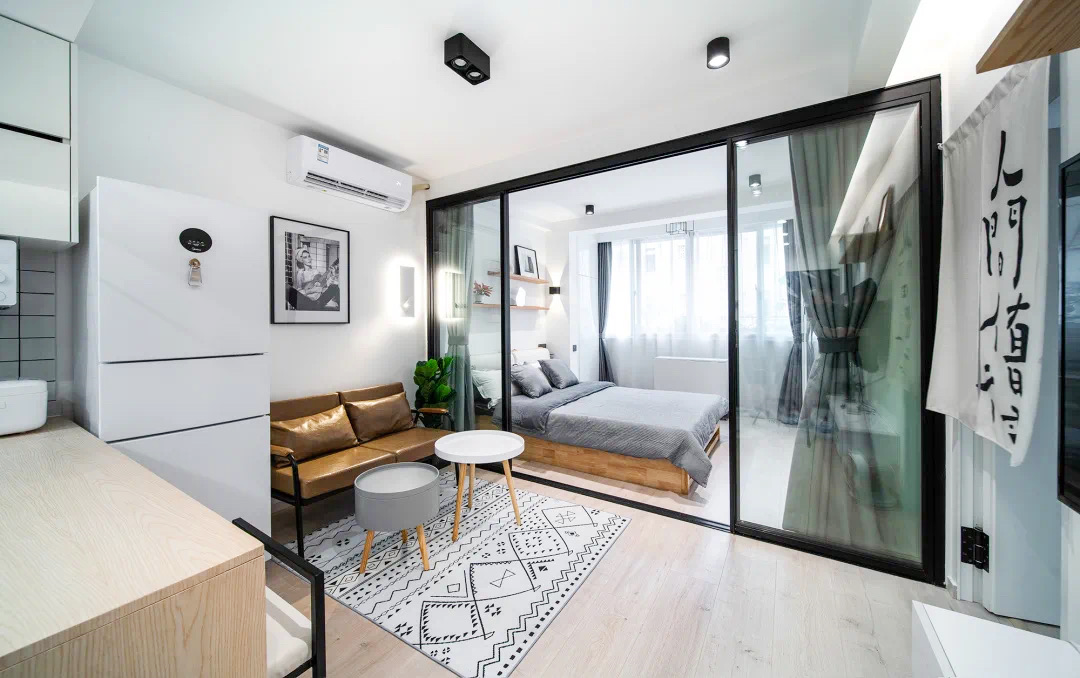 上海90后夫妻“开放式”装修火了,处处透着高级感,真的很实用