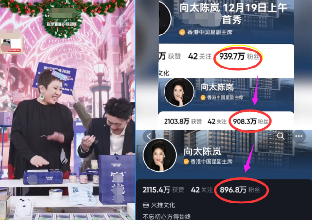 向太|向太直播大翻车，粉丝狂掉40万：内涵张兰蹭热点