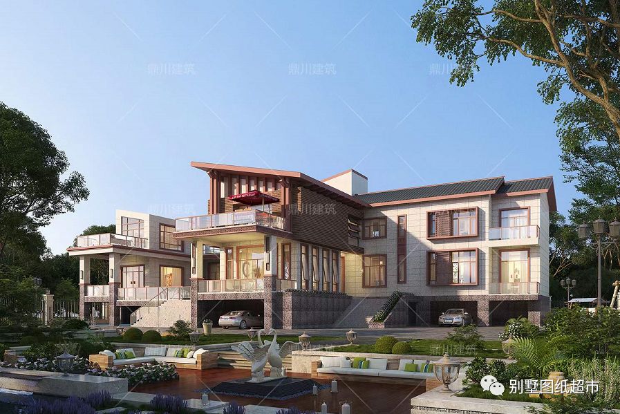 广东农村豪宅多，新出炉的这9套别墅设计，丝毫不比福建豪宅差