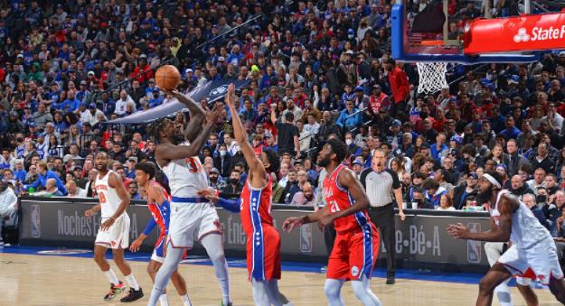 詹姆斯·哈登|NBA又一组三巨头？27分 +26分+25分 哈登恩比德不寂寞 小将成帮手
