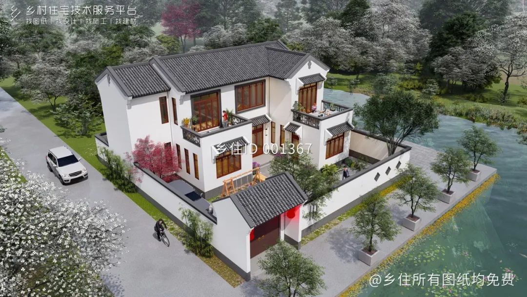 乡住精选8款新中式风格别墅，在老家建一栋属于你的温暖之家