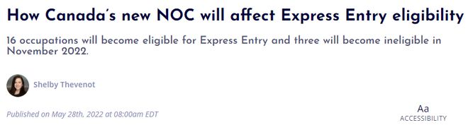 移民|加拿大更新移民职业分类！3类职业即将被移除！无法实现快速移民