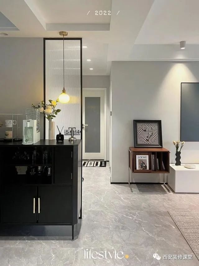 105㎡卧室变餐厅,开放餐厨成就简洁婚房