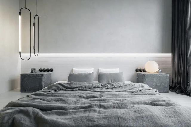 100㎡简约工业风,粗犷朴素的高级灰,这样设计很美