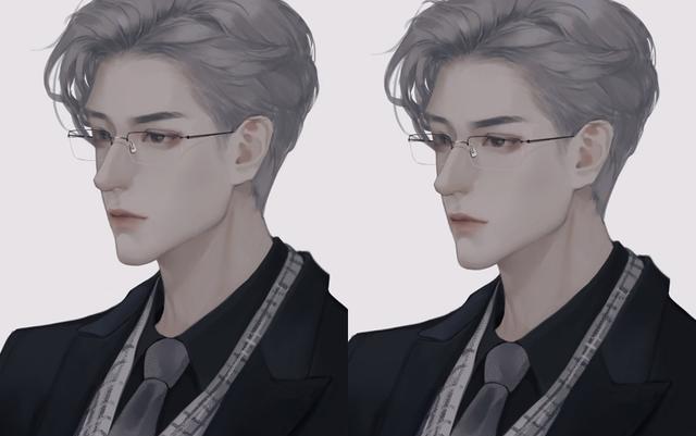 罗云熙|猫饼太太画的大帅哥，宋居寒生气都那么帅，白发版罗云熙真好看！