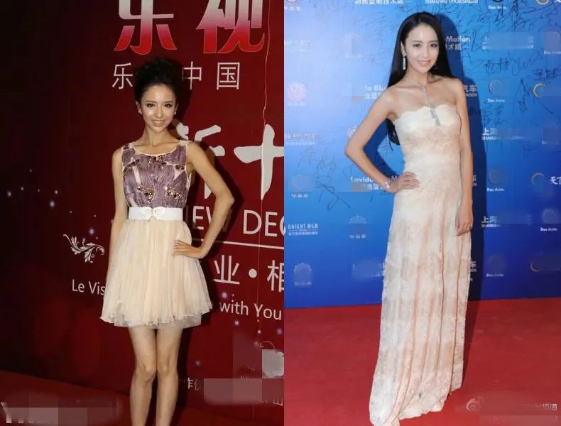 马思纯|仙女曾经也吓人，红毯造型从土妞到洋气的女星，以前真敢乱穿啊