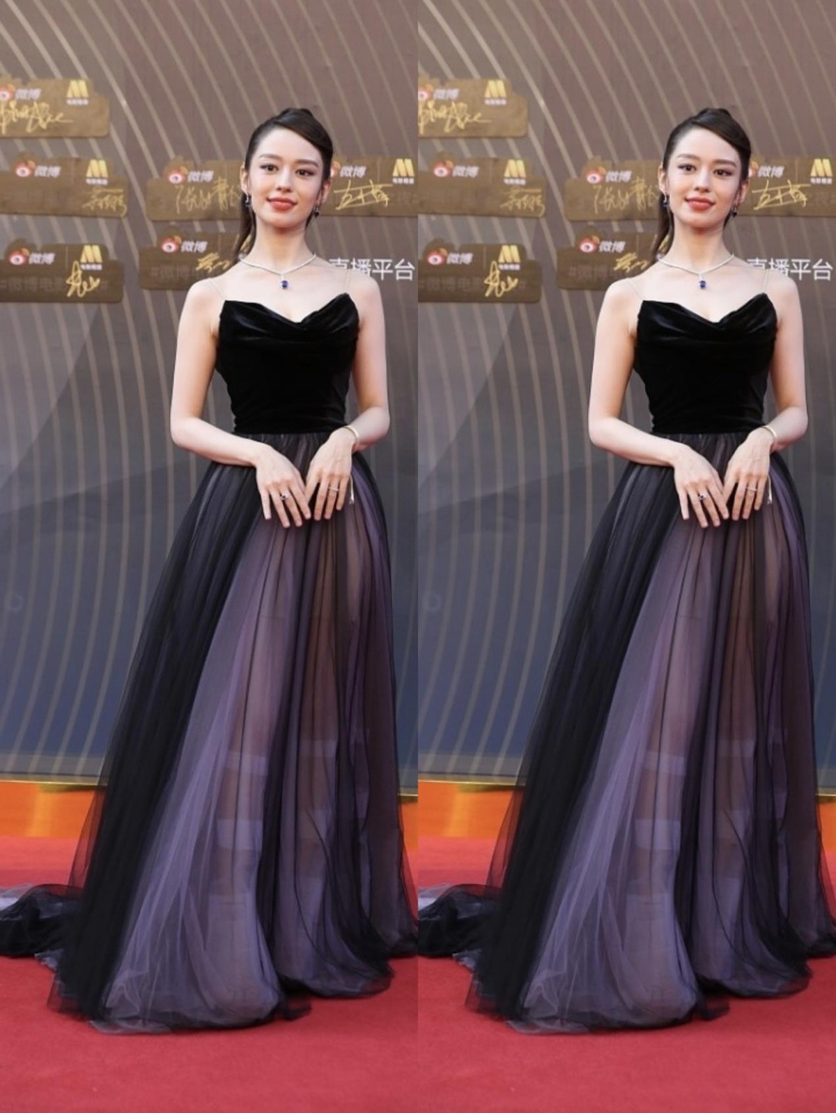 郎朗|郎朗的钢琴家妻子太有气质了，穿透视礼服裙也很高贵，身材真好