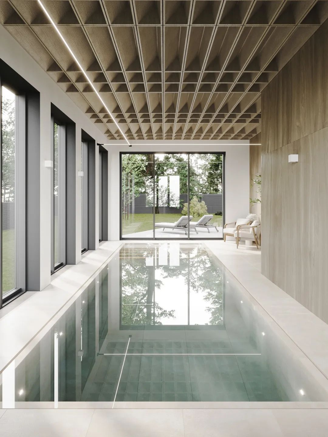 300㎡简约风,清爽淡雅!