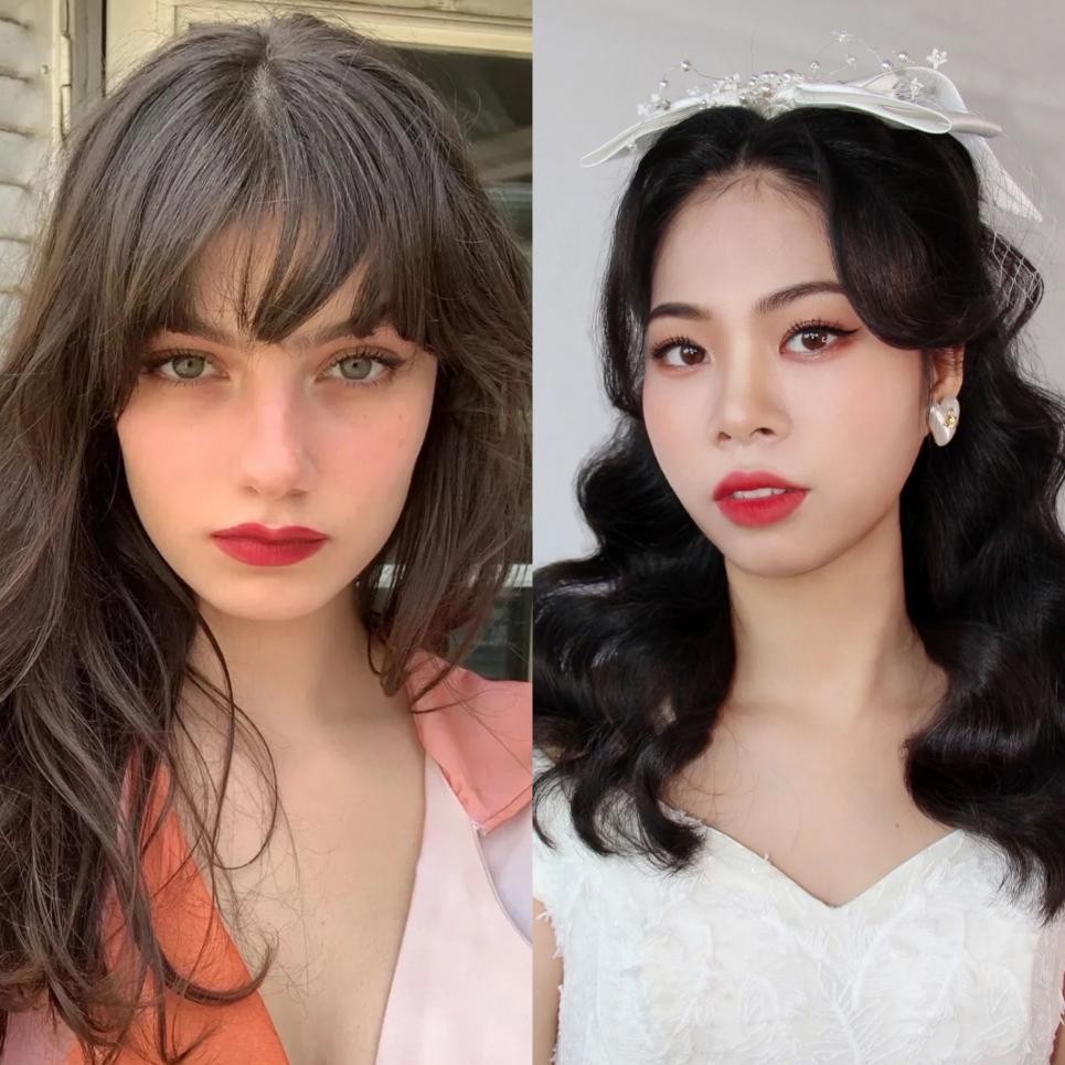 发型 40岁女人年底烫发，是烫“大卷”还是烫“小卷”？关键要看脸型