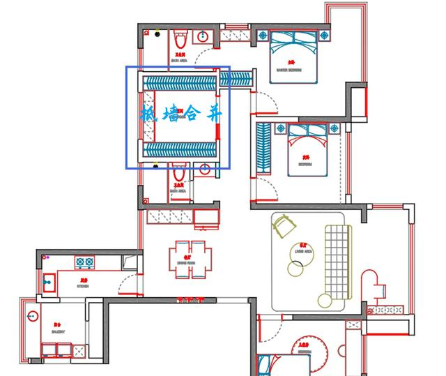 卧室够了,“牺牲”一间房,立马多个8.5㎡衣帽间,藏不住的好用!