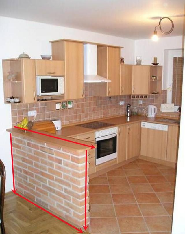 原来红砖不光能用来砌房子，用在厨房还能做吧台！结实又好看