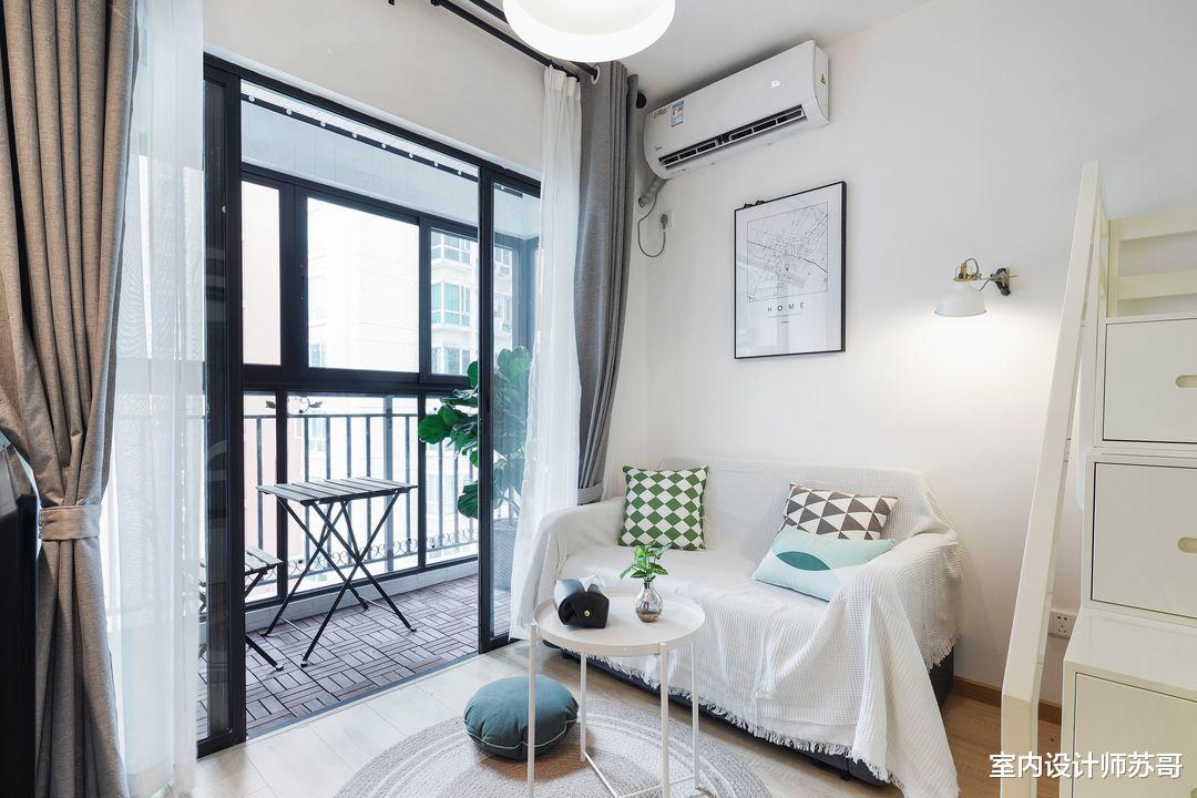 爆改24平方米独居空间,用美式风情勾勒,打造一人居