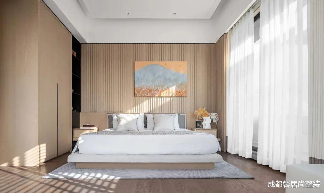 130㎡平层,简约中透着日式的宁静!