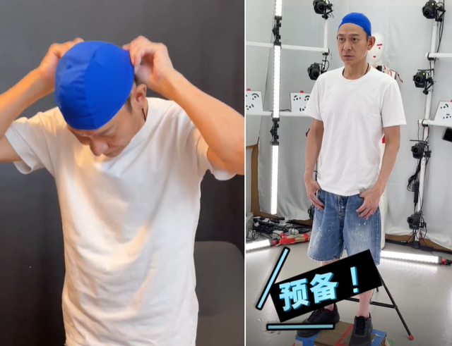 刘德华|61岁刘德华工作太卖力，一脸狰狞全身用力，胳膊上大块肌肉明显