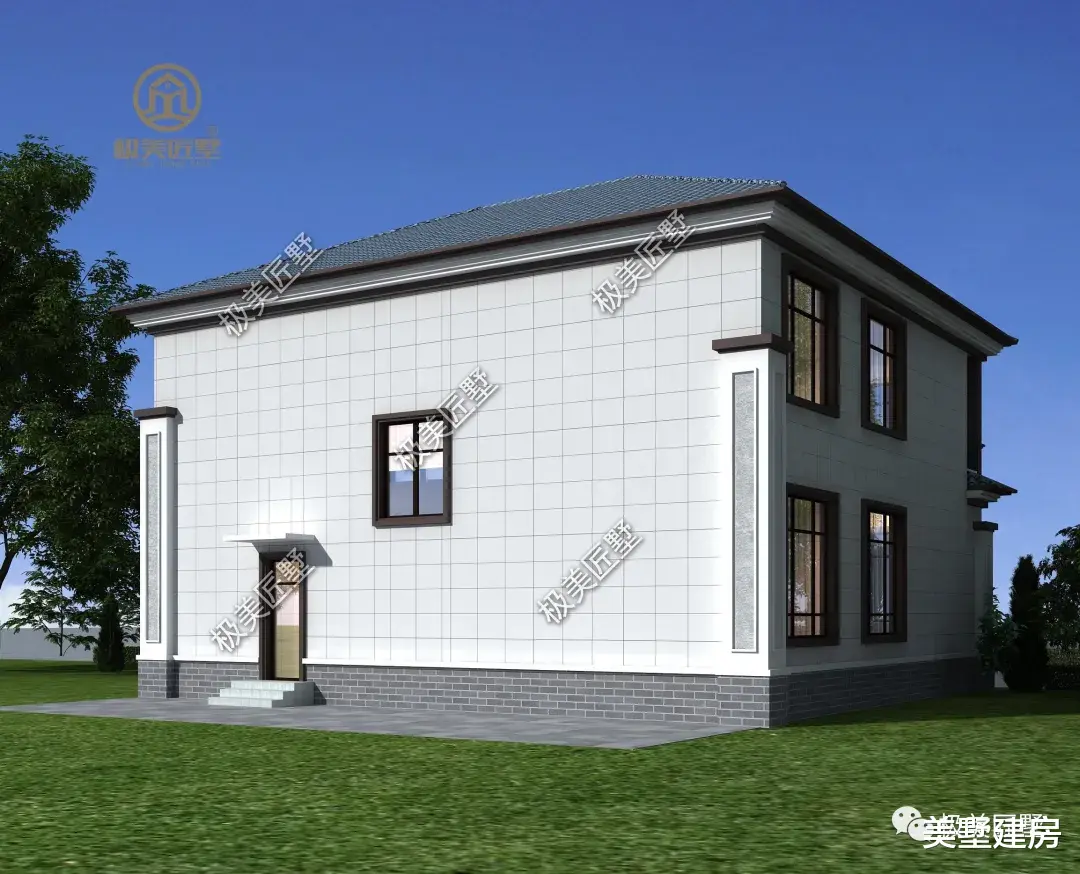 回老家建房，新中式是一个好选择，稳重实用接地气！