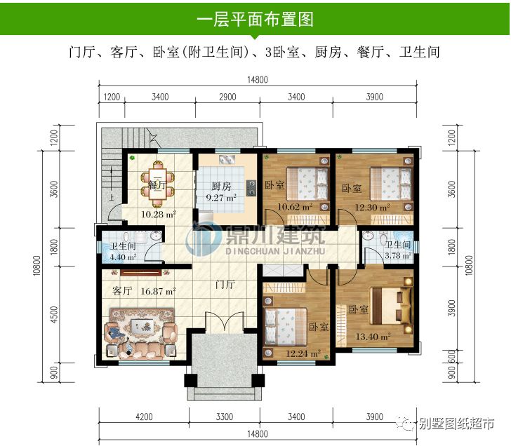 7套新中式二层农村别墅，第3第6套建的人最多，一层半那套颜值高