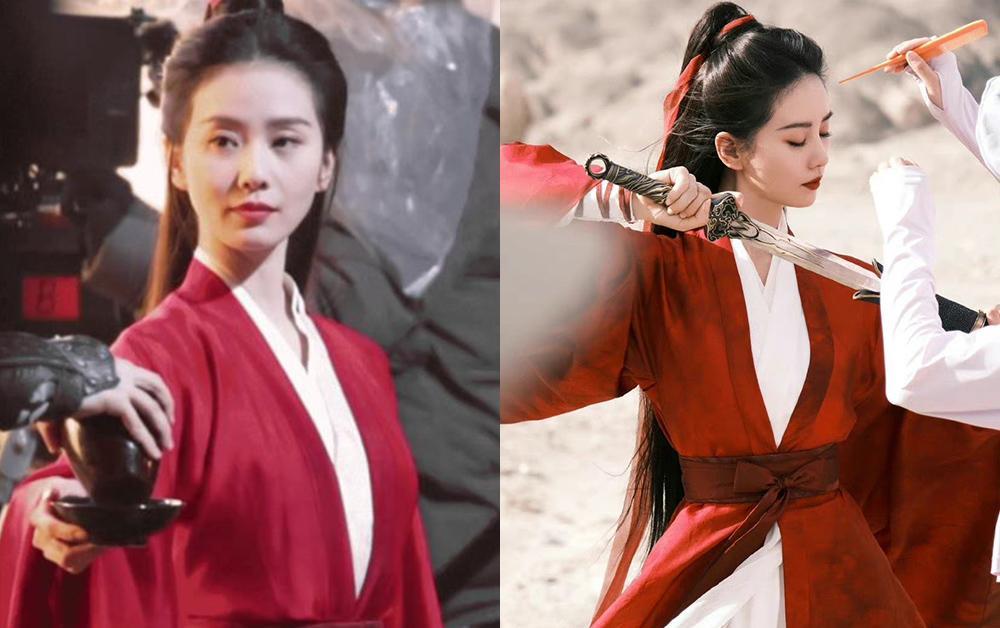 刘诗诗|《一念关山》刘诗诗喝酒舞扇，有新的紫色造型，刘宇宁战损好带感