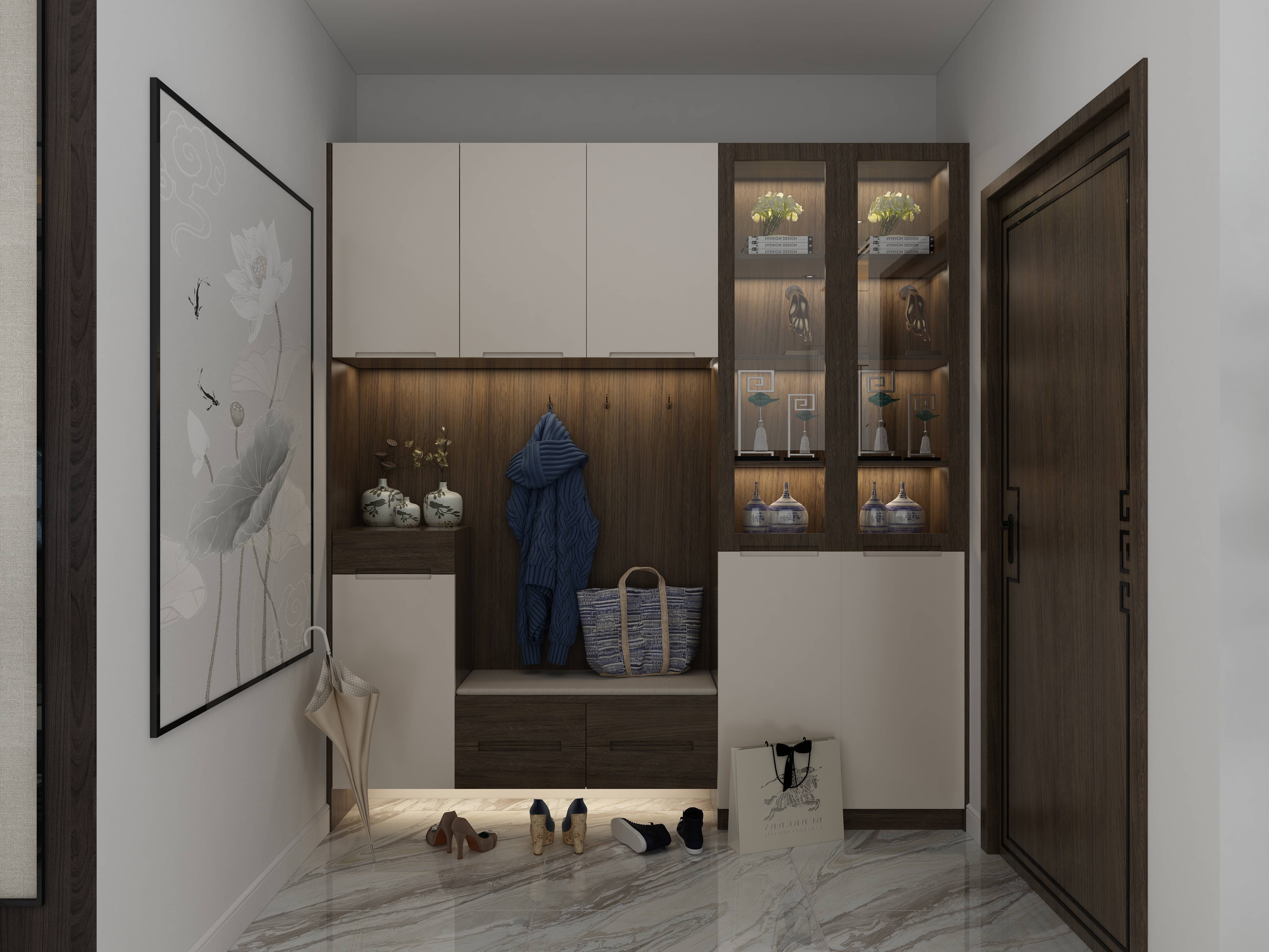 为什么你家总是看起来很乱？掌握玄关柜4个设计要点，进门就惊艳