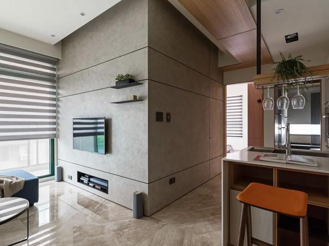 60㎡现代小二房,小户型想住得舒适,每一处都要合理设计