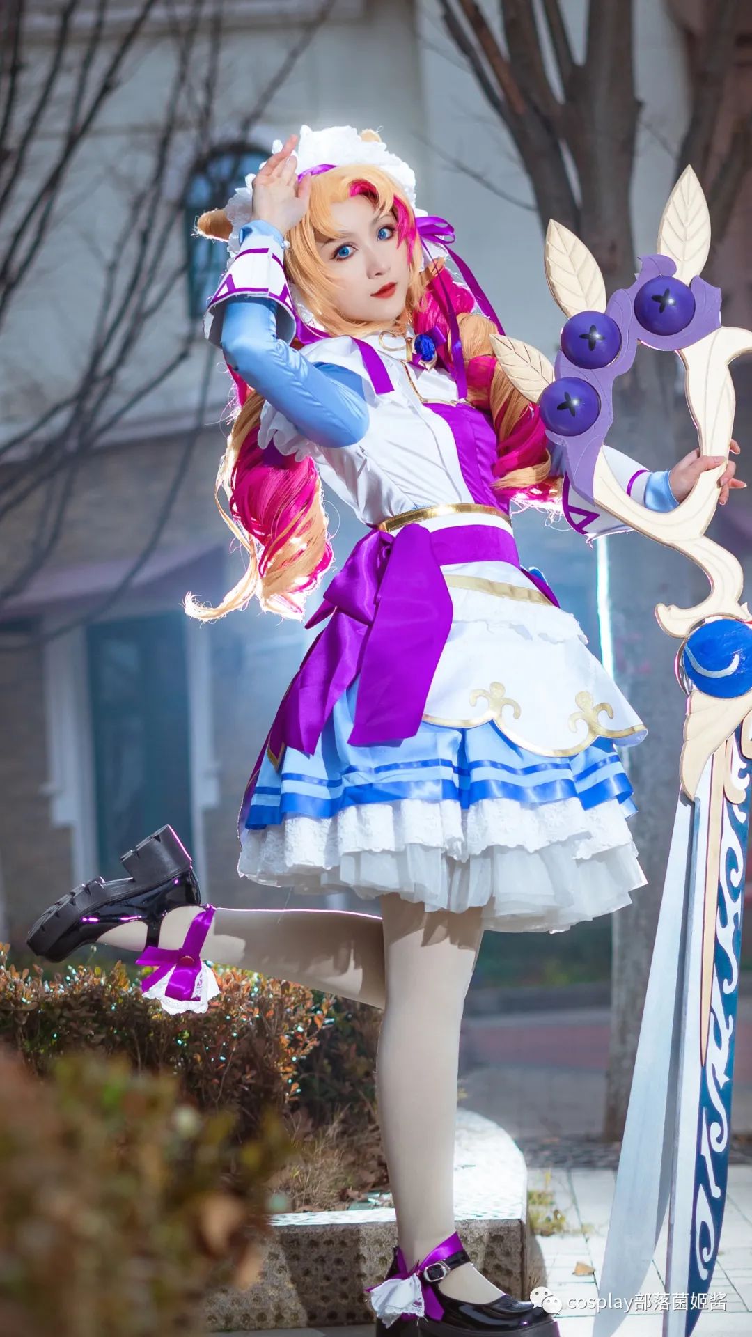 |cos:英雄联盟咖啡甜心皮肤格温cos正片@?鱼紫