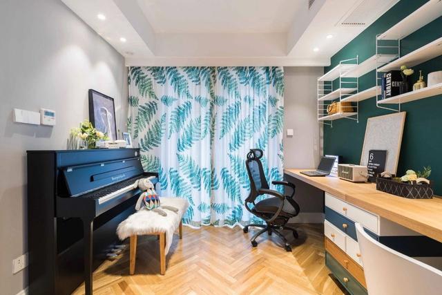 她用「灰+绿」完美诠释高级北欧风,还实现了九大功能区,真棒!