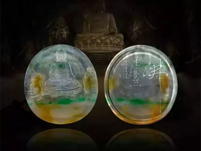 翡翠|两块三彩翡翠片料,没想玉雕师巧用西游记题材,成品让人想不到!