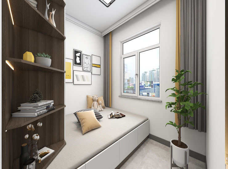 碧桂园方糖1102现代装修风格,彰显年轻人个性。