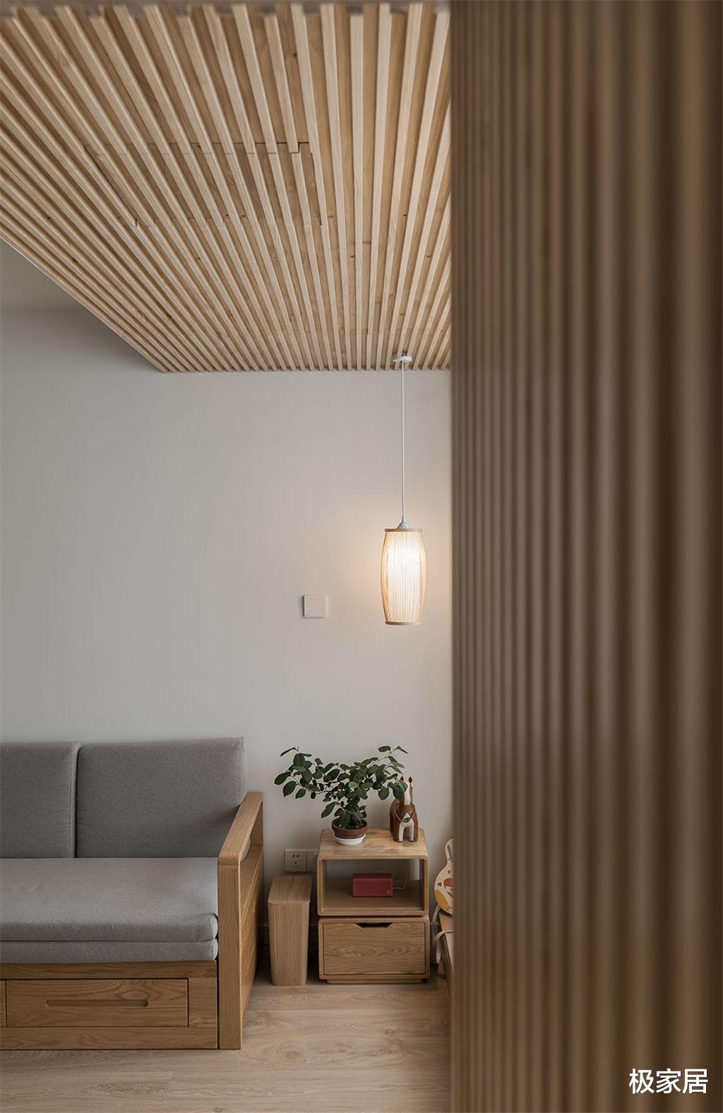 日式风情勾勒92平方米空间,舍弃华丽的元素,只归于自然