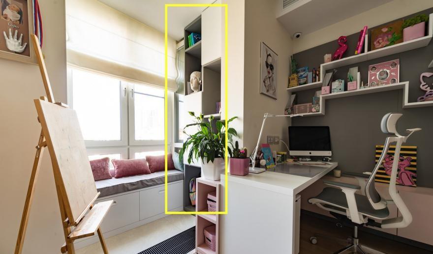 儿童房只打通阳台，但不包进室内，空间显大又多出一间“小套房”