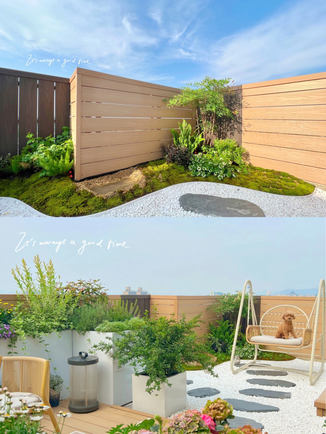 为了一个露台,买了栋顶楼的房子,建个“空中花园”,太美了!