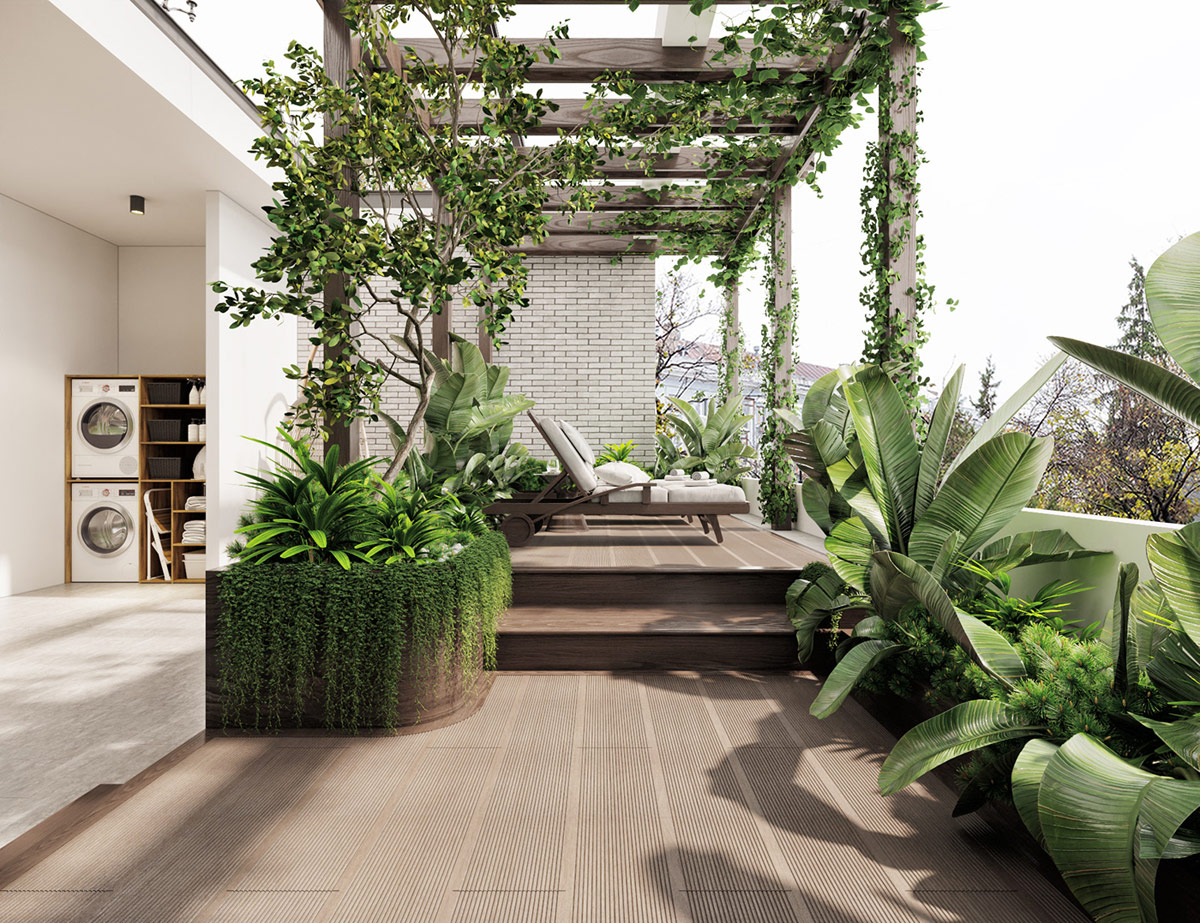 装满绿植的家，有神秘的丛林感