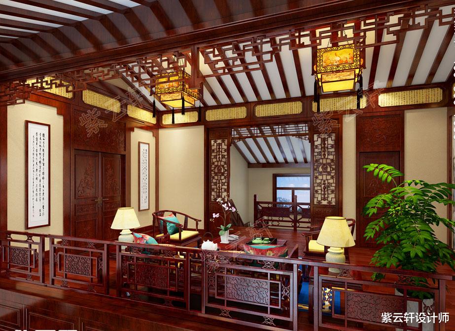 古典中式的空间设计,典雅如古,富贵满堂