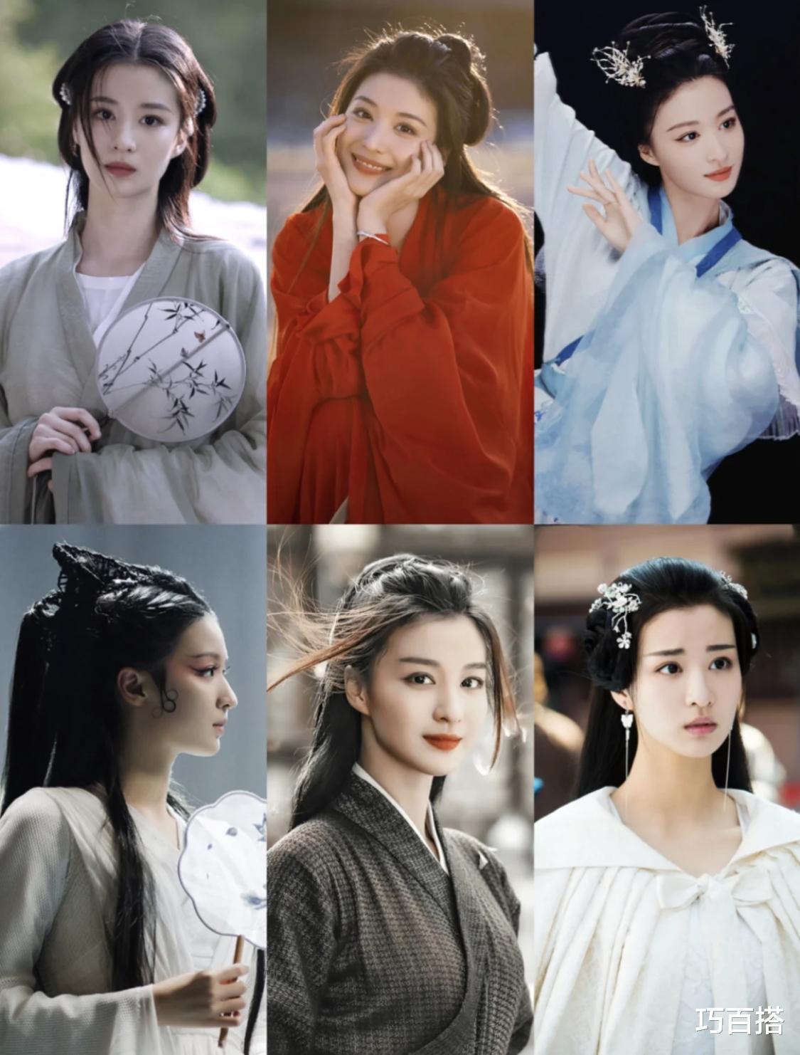 王楚然|王楚然可以古装半永久吗？红衣惊艳，白衣素雅，每一个都让我惊艳