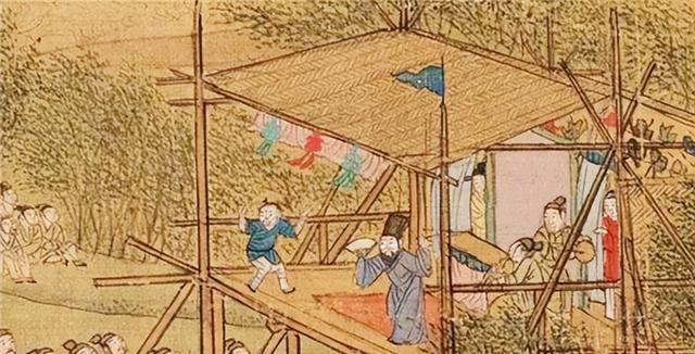 将清明上河图放大100倍,发现一尴尬场面,树下睡觉小伙在做什么