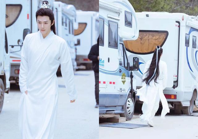 茅子俊|《仙剑四》主角同框路透，茅子俊颜值不错，鞠婧祎能换丸子头吗？