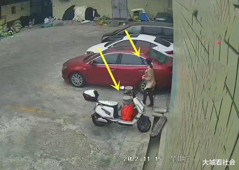 偷菜?福建一女子把菜放电动车,连着2天都被偷,怒蹲3天抓到大妈