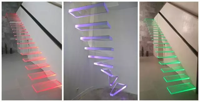 谁说复式一定要现浇楼梯？费钱占地无新意，现在流行玻璃楼梯，好看！