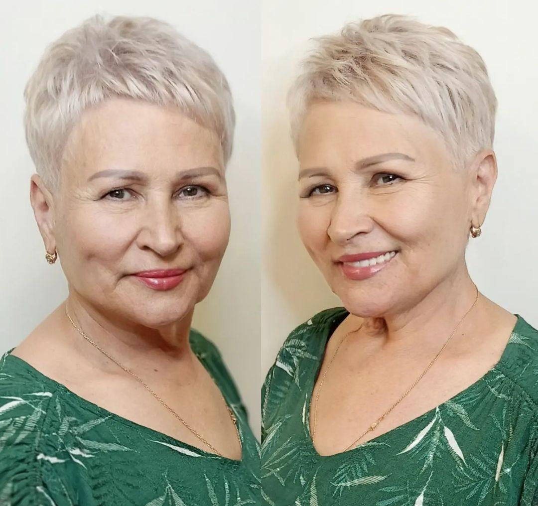 马尾辫 烫发伤发，染发伤头皮，老年人不烫不染又好看的发型有哪些？