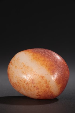 |旧藏-和田玉红皮原石把件