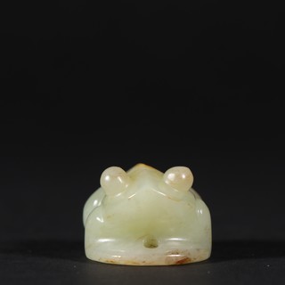 |旧藏 和田玉 财源滚滚 雕件