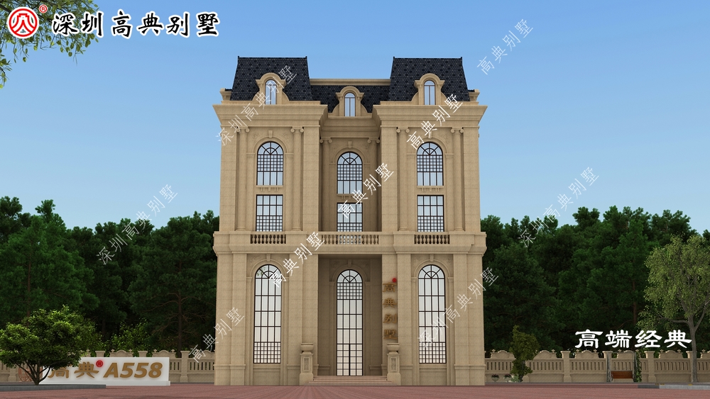 18x20的法式五层别墅，建在老家绝对的独一无二，好看又实用