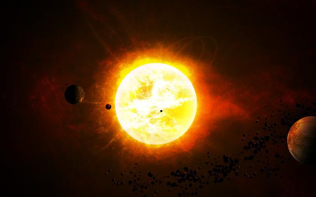 地球24小时自转一周,恒星太阳也在自转吗?