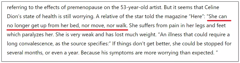 席琳·迪翁|惊传病情恶化、几近瘫痪...天后席琳·迪翁终于发声