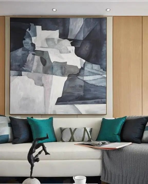 125平现代轻奢三房,客厅这么美,让人挪不开眼!