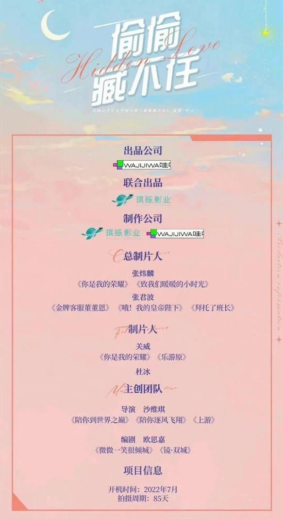 赵露思|哇唧将拍《偷偷藏不住》，女主疑定赵露思，网传将二搭当红小生