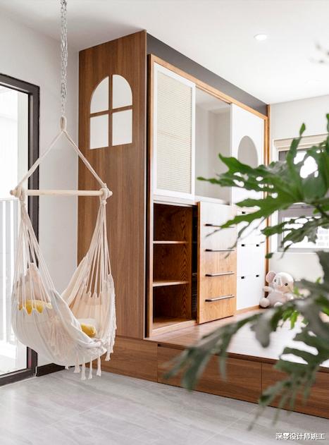 被她家100㎡圈粉了，拱形元素发挥到极致 ，后悔当初没多做几个