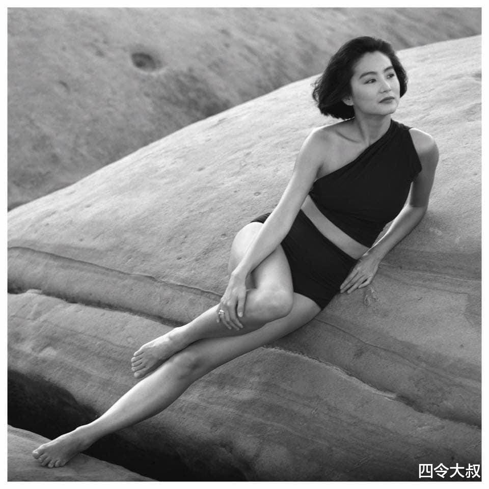 林青霞|67岁林青霞海边辣照曝光！掀裙露腿很大胆，意外撞脸舒淇