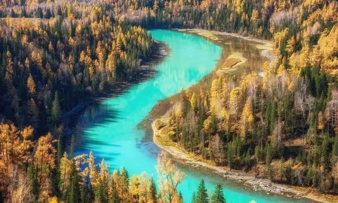 |喀纳斯的秋天刷爆朋友圈，简直令全国人民都羡慕坏了！