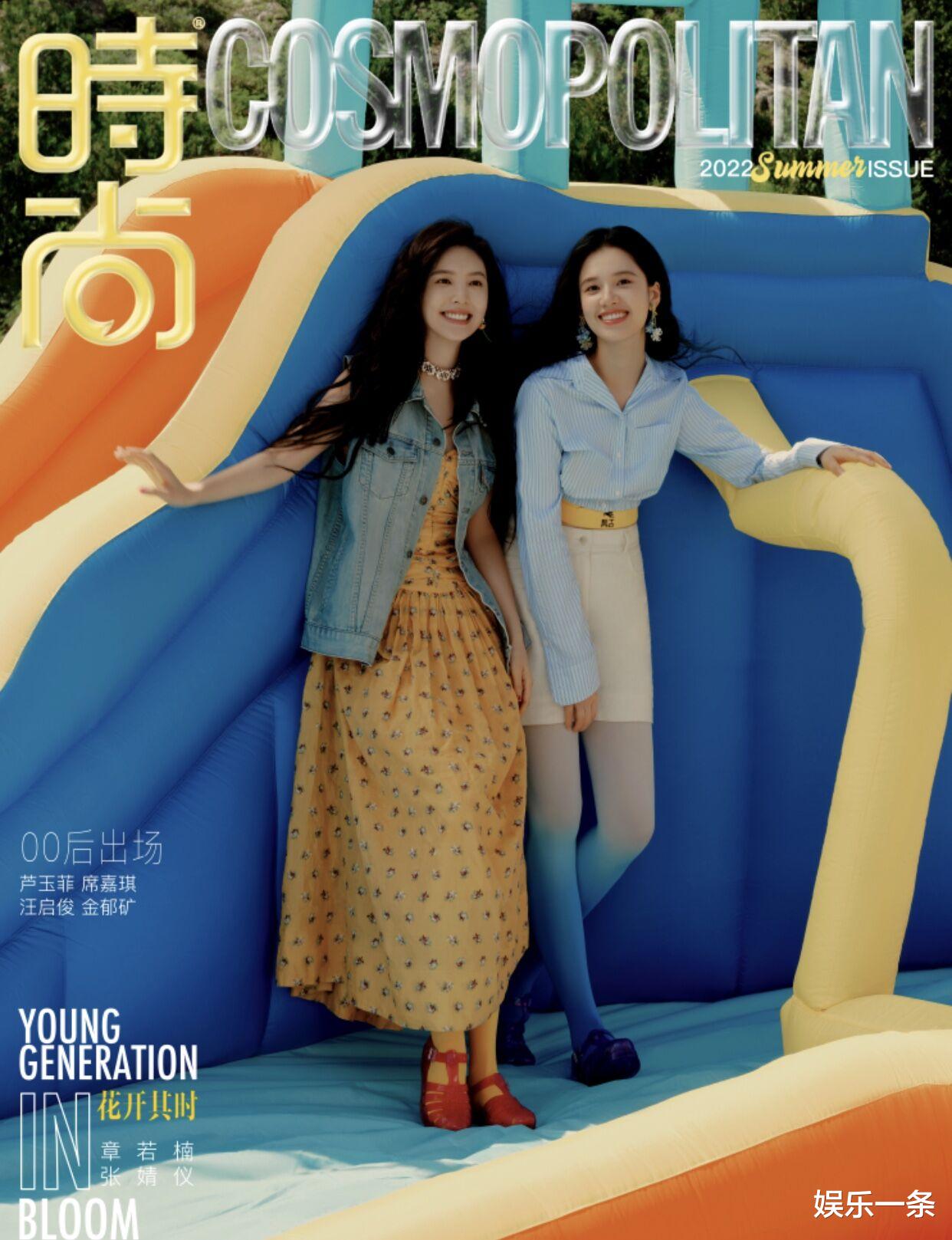 章若楠|美艳合体!章若楠张婧怡,长在了审美上的俩小花~